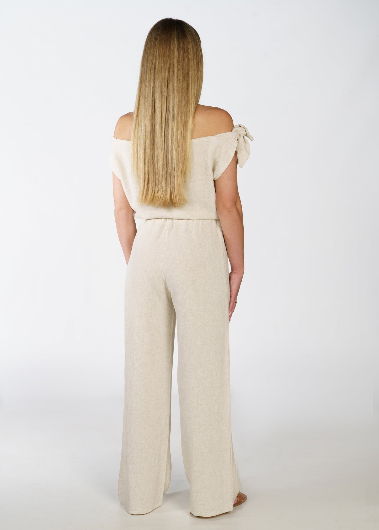LINEN PANTS BEIGE
