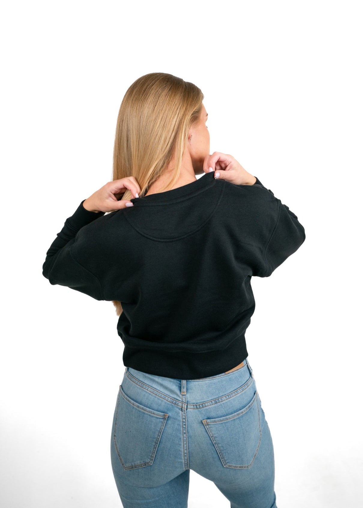 Cropped Sweatshirt. Back side