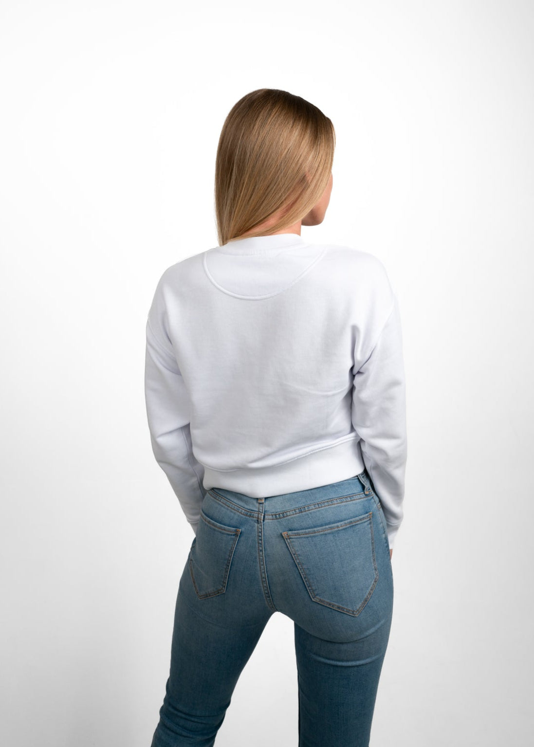 Cropped Sweatshirt. Back side