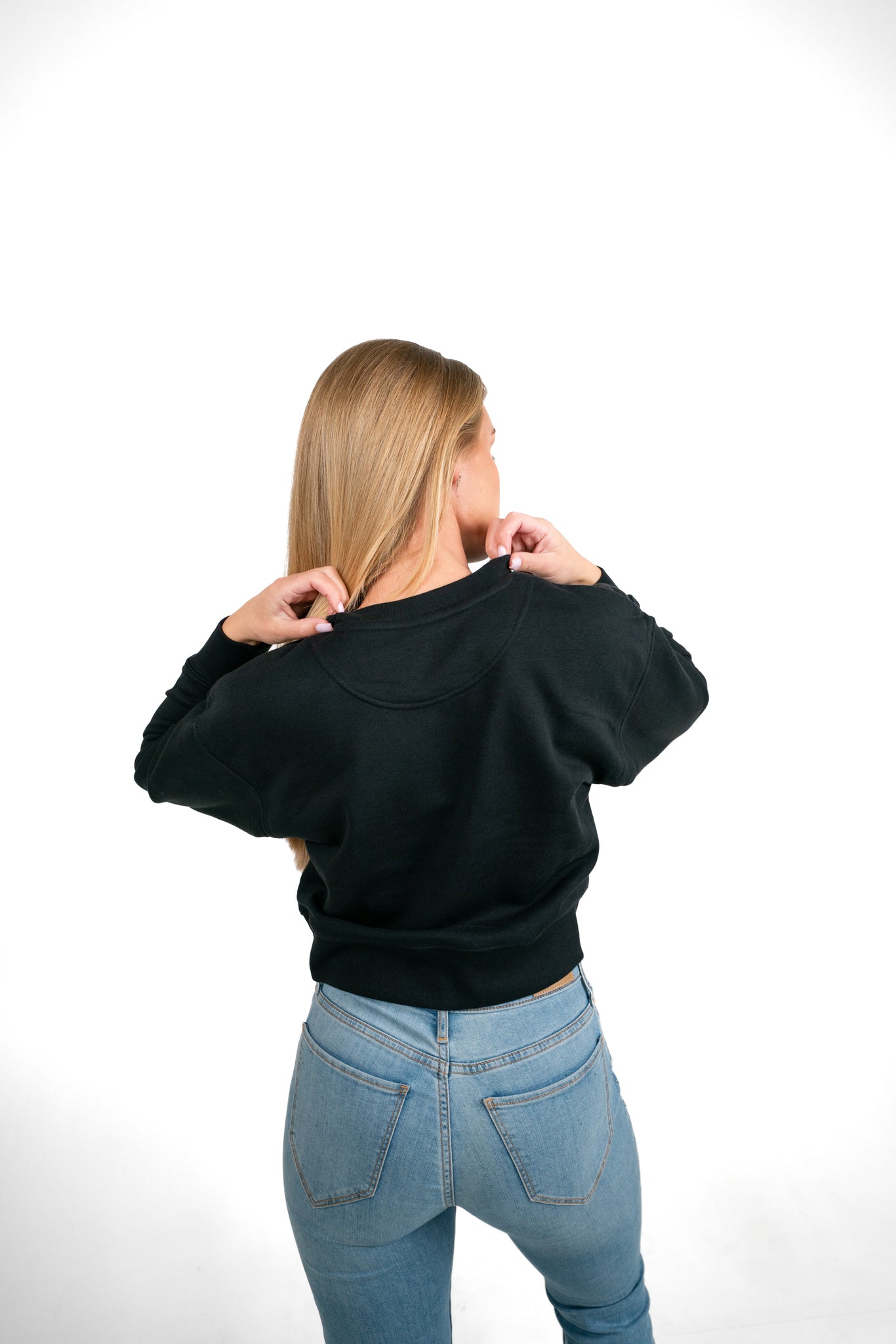 Cropped Sweatshirt. Back side